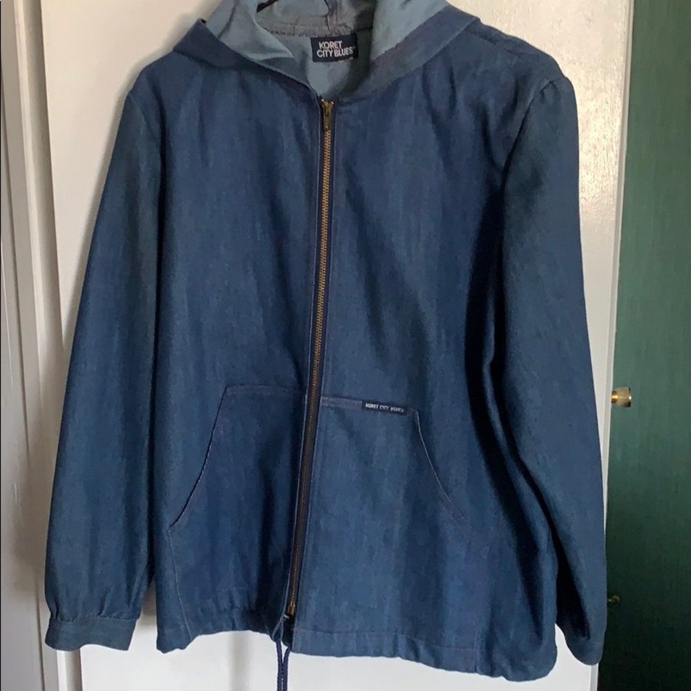 Blue Oversized Fit Jean Jacket